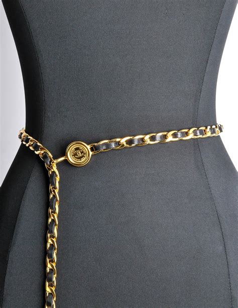 coco chanel waist belt|vintage chanel belt.